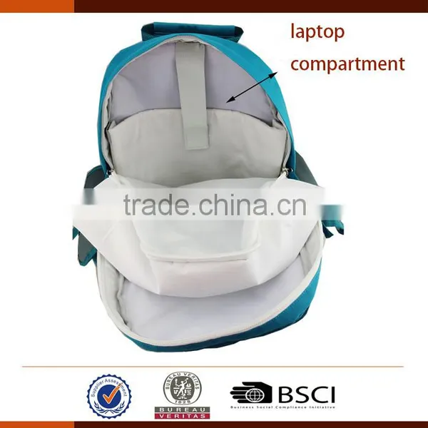 Stylish 600D Student School Bag With Laptop Compartment photo-6