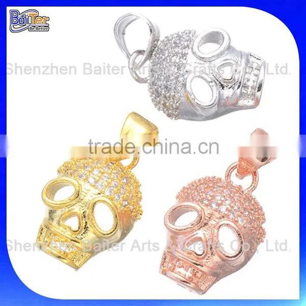 Fashion Solid 925 Sterling Silver Micro Pave Hip Hop Jewelry,micro Pave Mens Leopard Head Pendant Jewelry photo-4