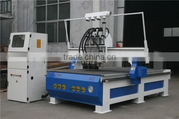 Cnc Wood Machine With Two Exchanging Spindles photo-3
