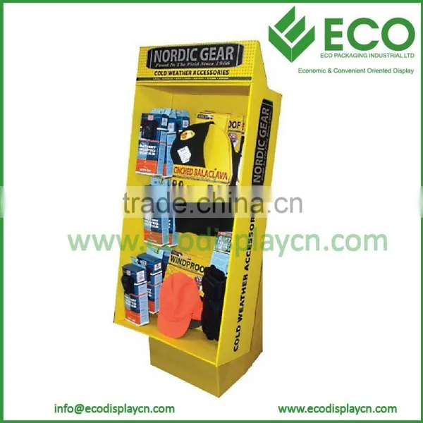 Candy Store Furniture Floor Display With Hooks for Hats, Sock Stand