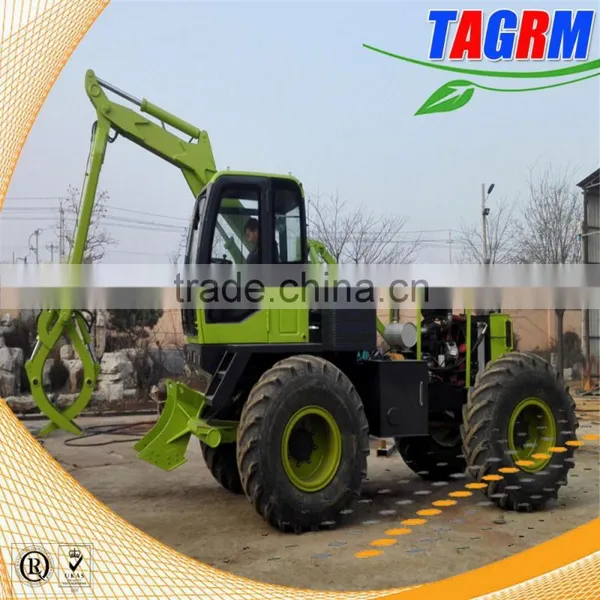Agricultural Sugar Cane Loading Equipment/long Arm 4 Wheels Sugar Cane Loading Machine photo-3
