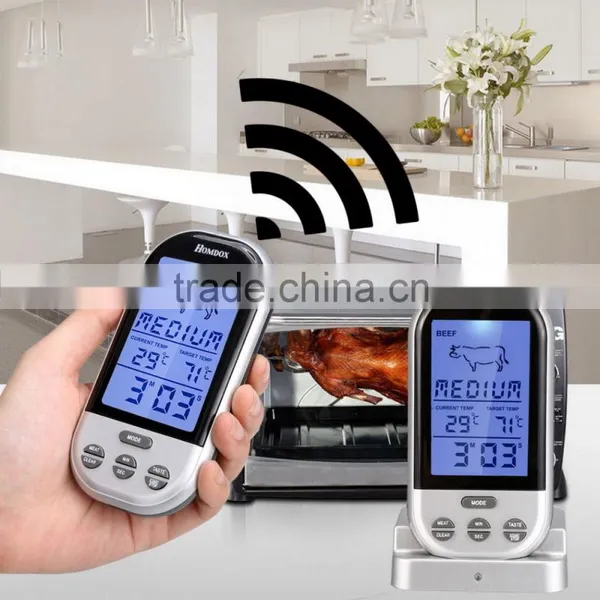 Germany Direct Shipment Homdox Digital Wireless BBQ Thermometer photo-2