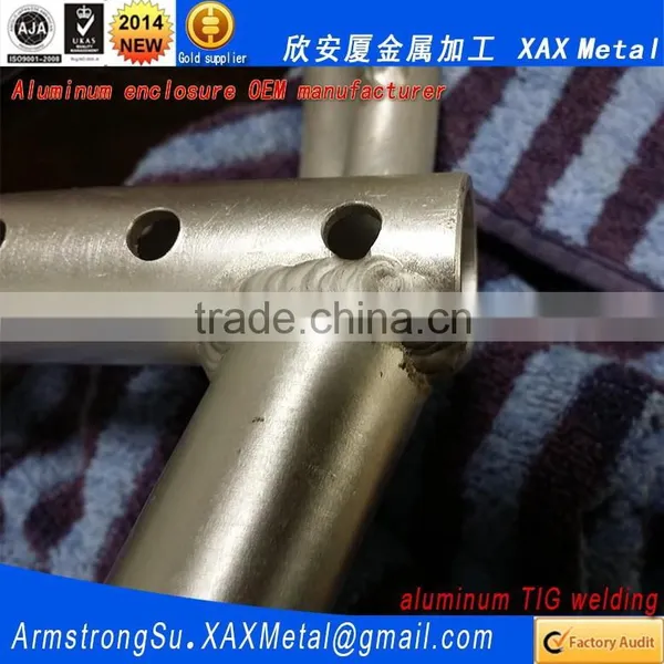 XAX33Alu OEM ODM Customized Laser Cut Bend Weld Sheet Aluminum Pressure Regulator Enclosure photo-5
