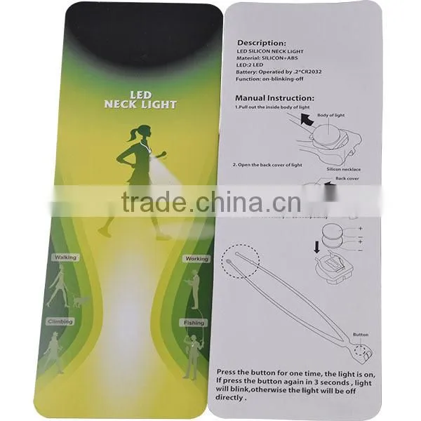 Super Bright Silicon Flexible Led Running Warning Light Waterproof Led Neck Light for Jogging in Dark photo-5