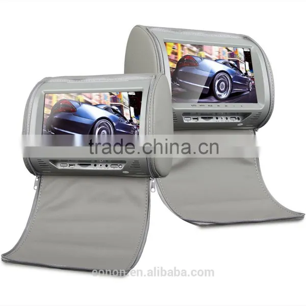 EONON L0291 9" HD Car Headrest Monitor With Built in DVD (Gray Color) photo-3