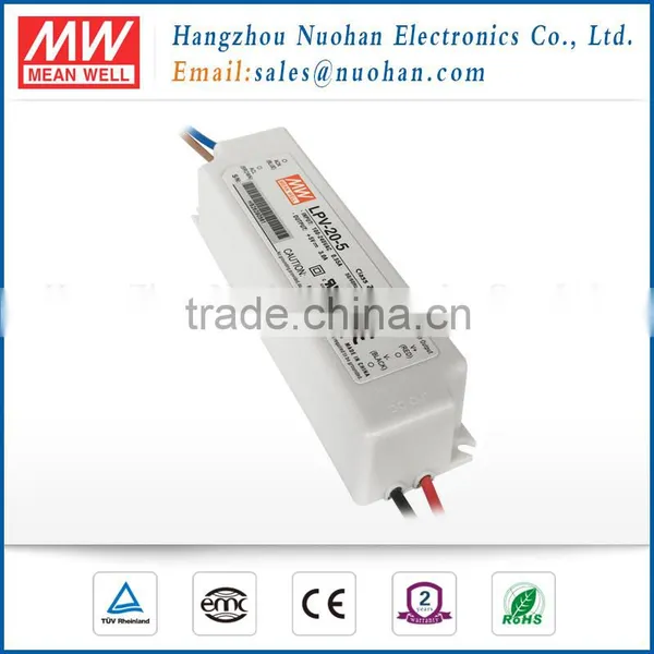 Mean Well in Stock Low Cost Waterpoof IP67 20W 5V LPV-20-5 Led Bulb Driver photo-5