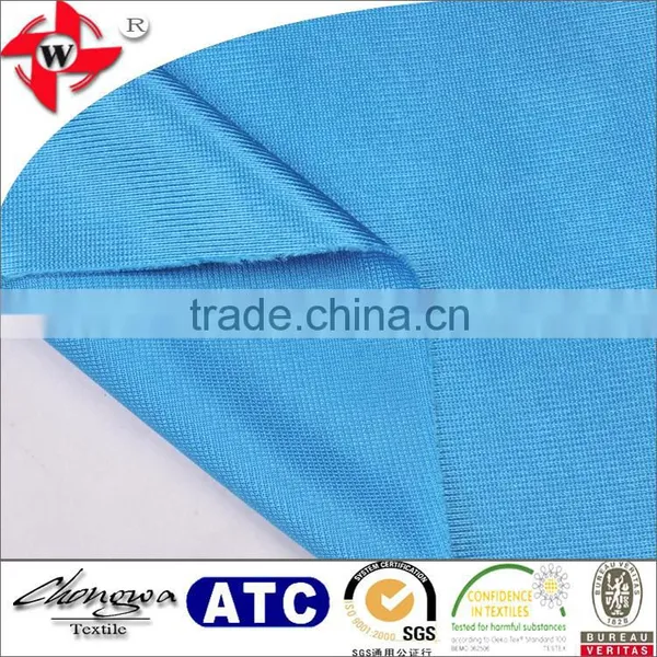 Blue 100% Polyester Warp-knitted Tricot Dazzle Fabric photo-2