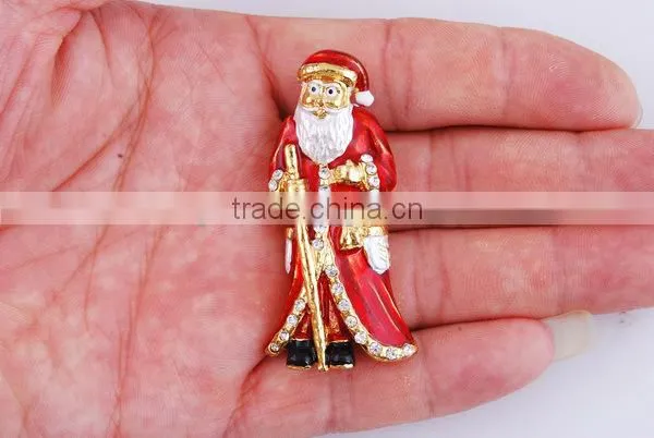 Christmas Snowman Shape Brooch for Evening Party/Xmas Gift photo-5