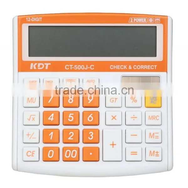 12 Digits Electronic Desktop Calculator Wholesale CT-500J-C