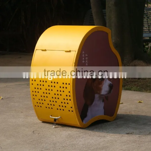 Metal Outdoor Litter Bin Advertising Waste Bin photo-2