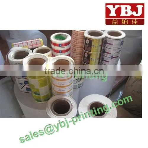 New Design Roll Bottle Label Sticker