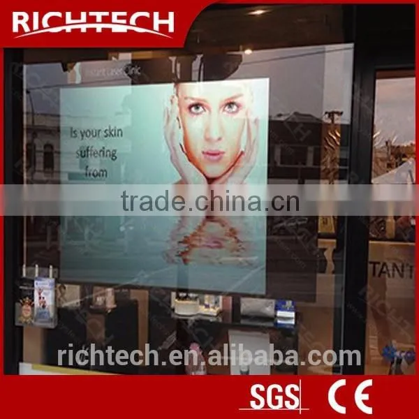 Richtech transparent film rear projection for trade show