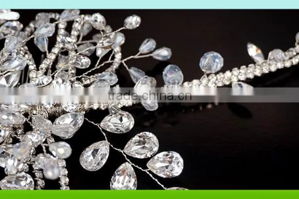2016 Wholesale Bling Bling Crystal Haircomb for Bridal,decorative Haircomb photo-5
