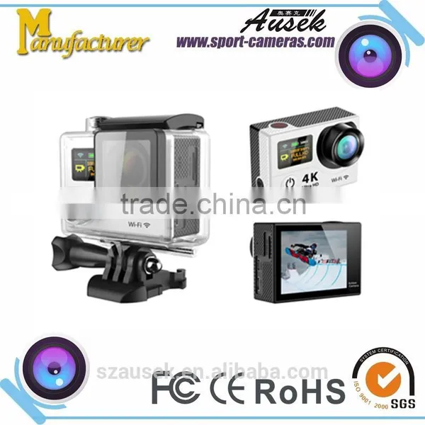 4K 30fps Action Camera Dual Screen go Pro Style Original Genuine AT-H3R 4K + Wifi + 2.4G Remote Control photo-4