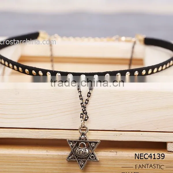 High Quality Fashion Woman Hot Sexy Black Fashion Black Charm Choker Necklace Quality Choice photo-5