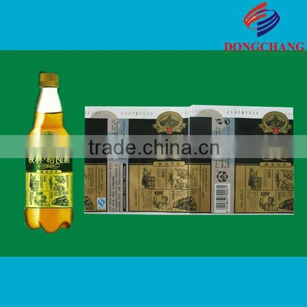 PVC Shrink Wrap Bottle Label