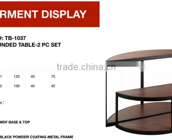 Round Table Set (Set of 2 Pc) Shoe Display photo-2