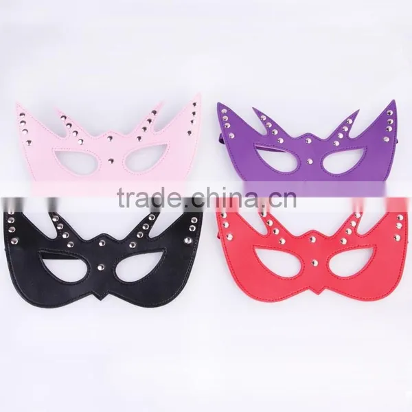 New Dance Mask,Adult Sex Mask PU Party Mask for Funny Sleep Game