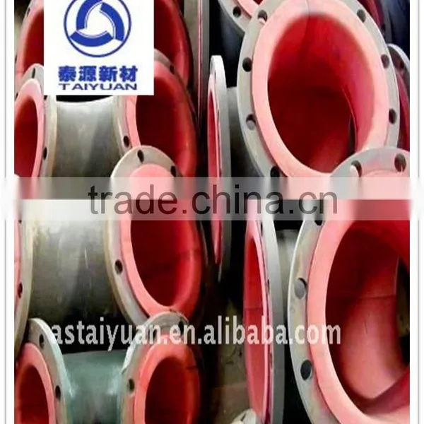 Wear Resistant Rubber Lined Round Elbow