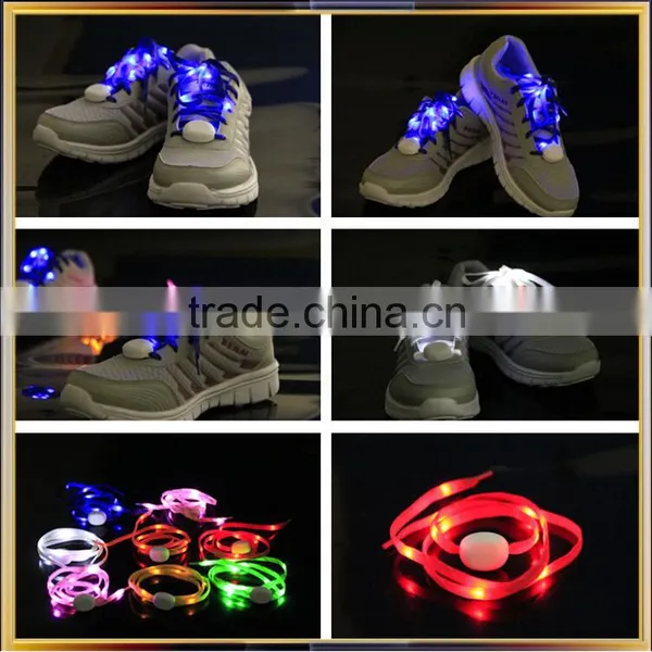 LED Flashing Shoelace, LED Light Shoe Lace for Night Party photo-3