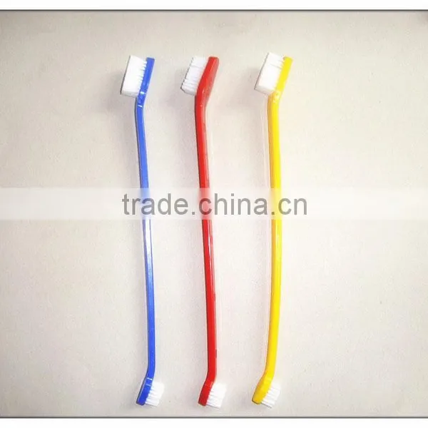 Plastic Pet Toothbrush, Double Ended Pet Toothbrush photo-2