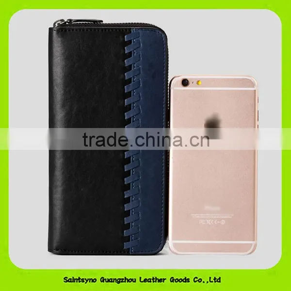 16908 Wholesale Zipper Classic Mens Rfid Wallet Genuine Leather photo-4