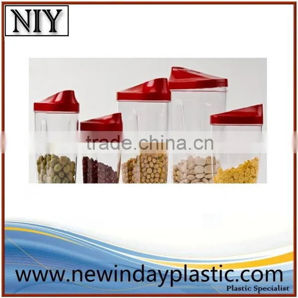 5pcs Set Plastic Airtight Canister