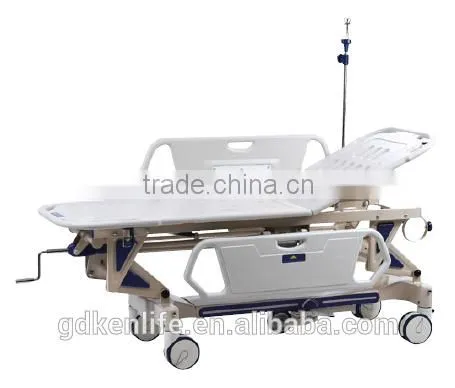 Hospital Luxurious PE Flat Patient Stretcher photo-2