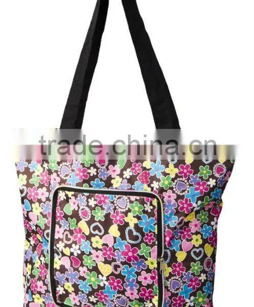 210D Suprior Quality Polyester Foldable Shopping Bag photo-5