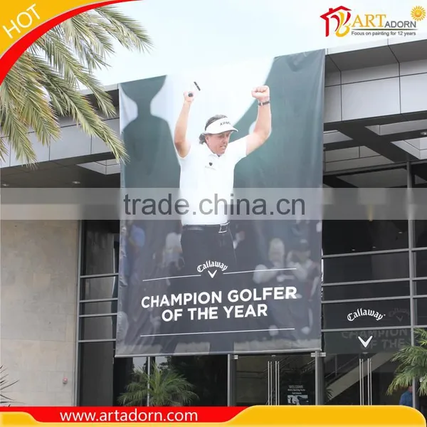 Custom Cheap Fast Delivery Digital Printing Vinyl Banner Feather Custom Company Flag And Large Banner photo-4