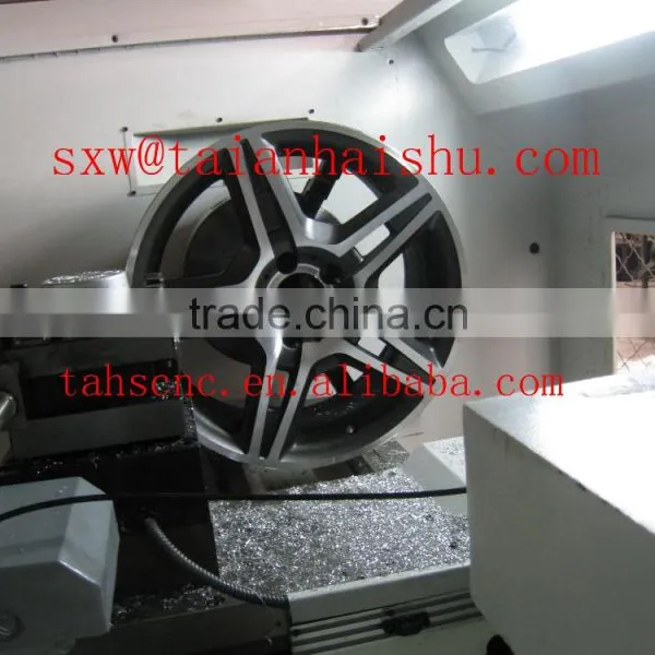 CK6187W Wheel Hub Turning Lathe , Rim Straightening Making Lathe Quality Assured photo-6