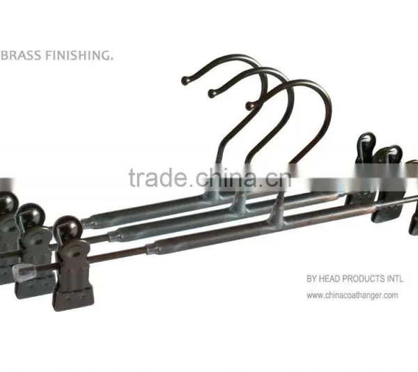 HH Brand White Plated Short Hanger Metal White Metal Clips Bottom Hanger photo-2