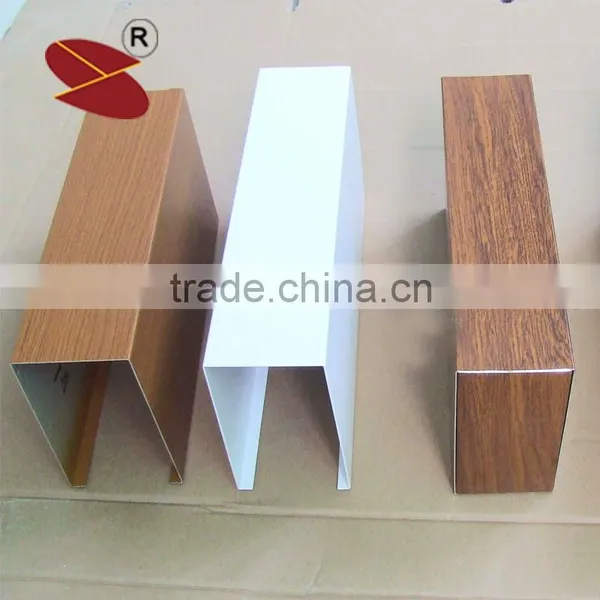 Wholesale 100*100*1.0mm Powder Coating White Color Aluminium Baffle Ceiling photo-3