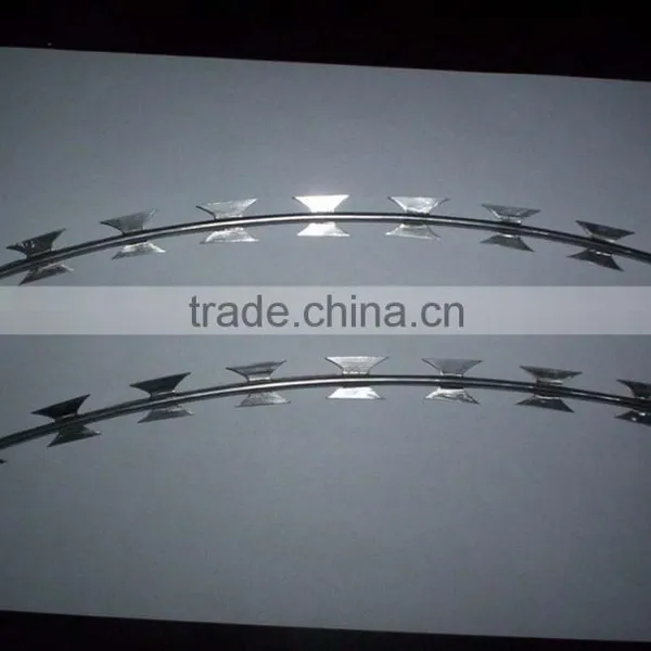 Hot Dip Galvanized Razor Barbed Wire