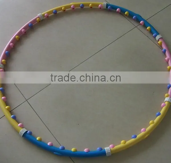 Professional Weighted Magnetic Hula Hoola Hoop Fitness Exercise Massager photo-5