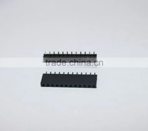 2.54mm Single Row Straight Female Header 12 Pin photo-6