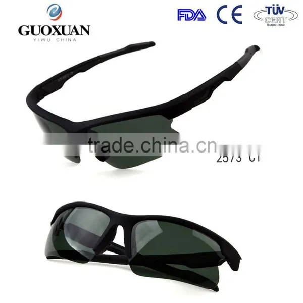 Biking Half Rim Rubber Painting UV400 New Sports Polarized Sunglasses