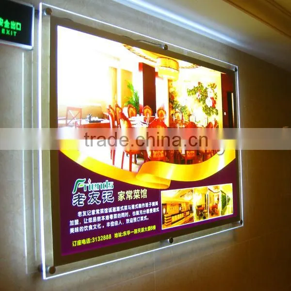 Shop sign advertising light boxes message led display panel board