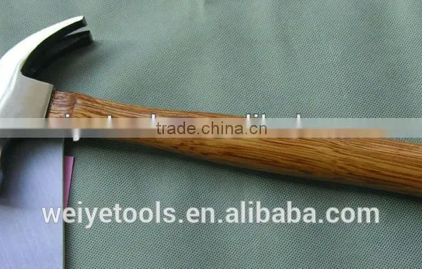 Wholesale American Type Tool Claw Hammer With Wooden Handle Made in Shandong Province of China photo-5