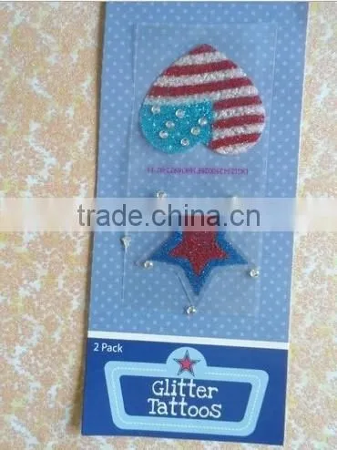Glitter Heart and Star Shape Sticker photo-2