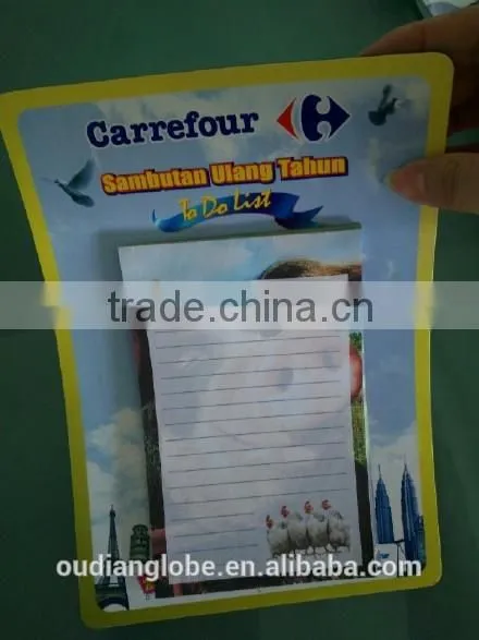 OEM Custom Cheap Shopping List Fridge Magnet