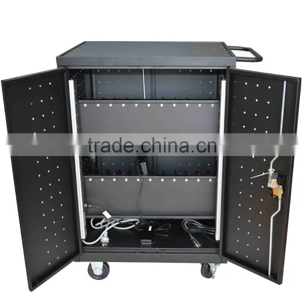 Laptop Chromebook,iPad & Tablet Storage and Charging Cart UL Approved