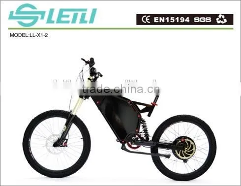 48V 350W off Road Stealth Bomber Electric Bicycle , Beach Cruiser Electric Bicycle, Men's Ebike photo-2