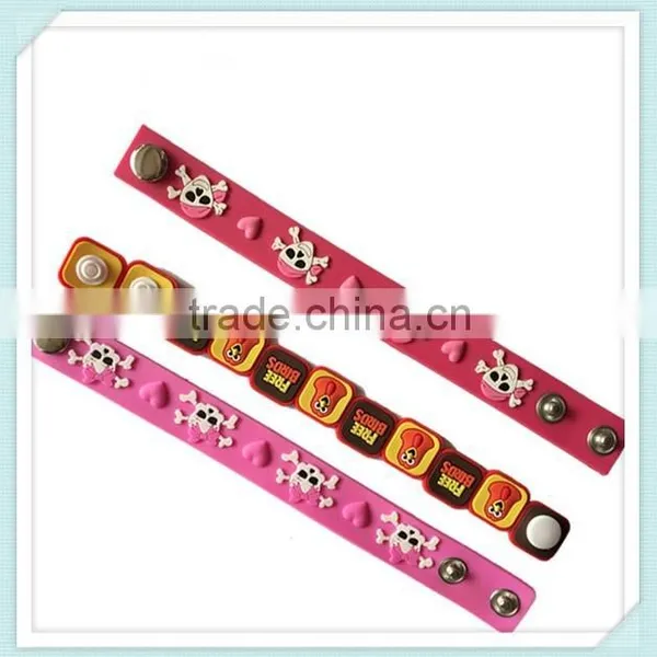 Fashion Bracelet Custom Adjustable Rubber Band Bracelet Maker photo-6