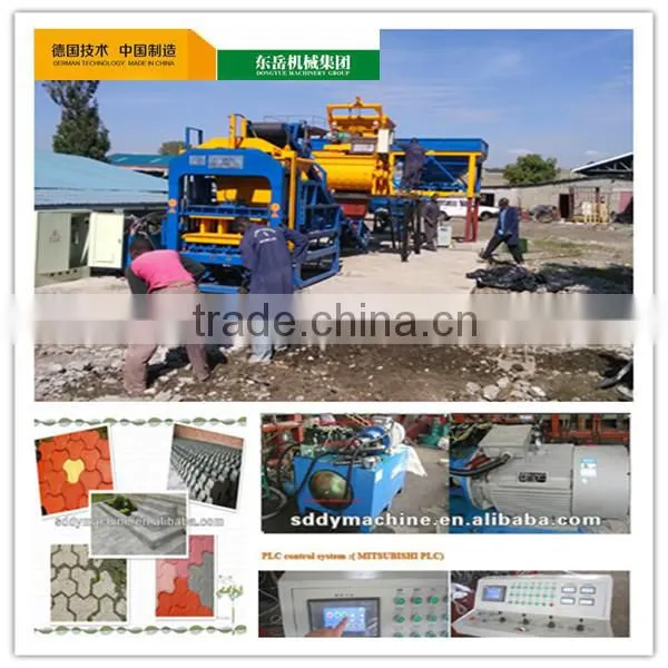 Dongyue QT4-15C Automatic Hydraulic Fly Ash Brick Machine for Sales photo-5