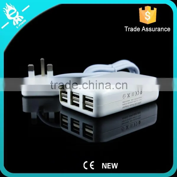6 Usb Port Multifunctional Charger for Mobile Phone and Tablet pc