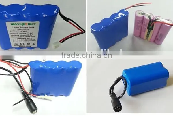 China Electronics Market Flashlight Batteries With 18650 Battery Cell 7.4v 6200mah photo-5