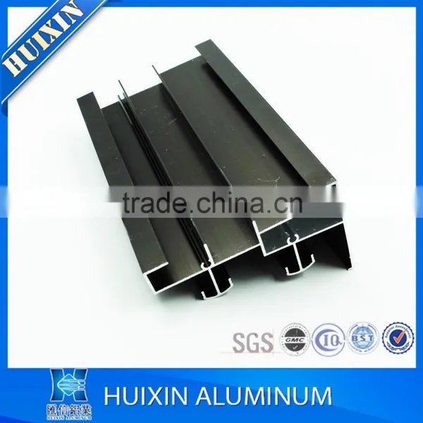 Good Looking Anodized Bronze Aluminum Extrusion Profile for Door Frame photo-4