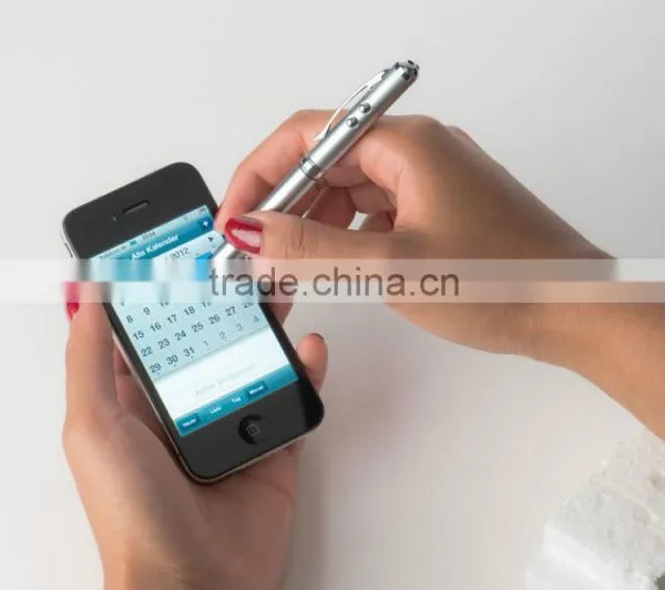 Multi-functional Ballpoint Pen W/ Capacitive Stylus/Styli + Laser Pointer + LED Light ---Must-have Items photo-3