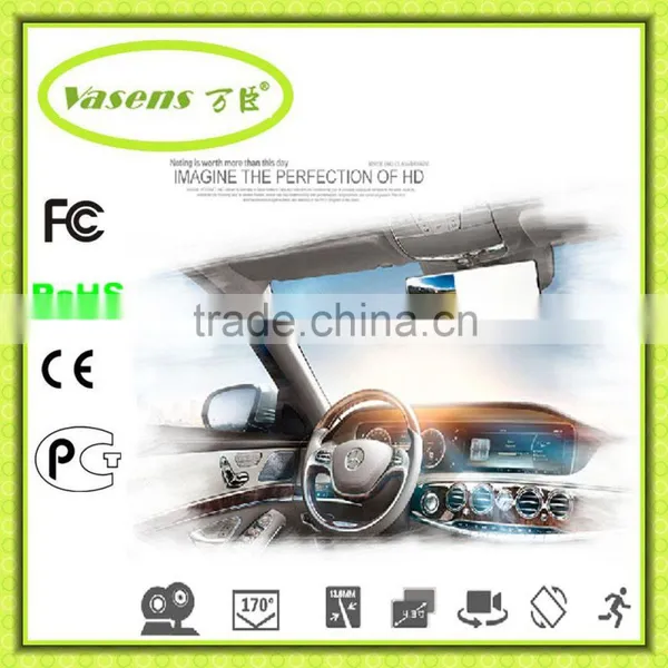 Vasens 168 Dual Lens Rearview Mirror Reversing View G-sensor Car Dvr photo-4